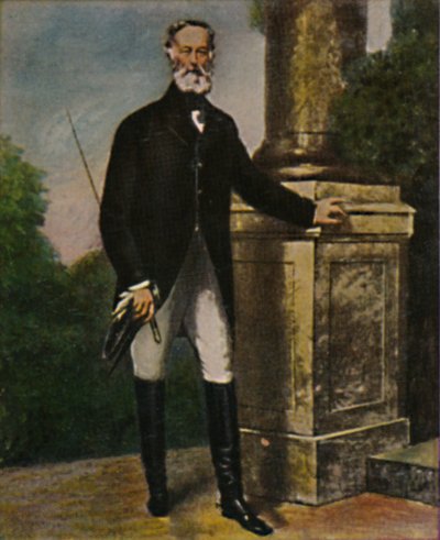 Alfred Krupp - Painting by Grün by Unbekannt