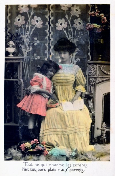 All That Charms the Children, French Postcard, c1900 by Unbekannt