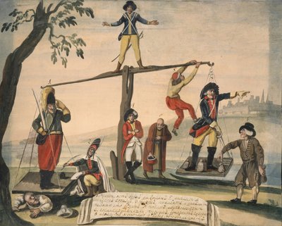 Allegory of Europe in 1791 by Unbekannt