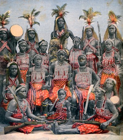 Amazonian Warriors, 1891 by Unbekannt