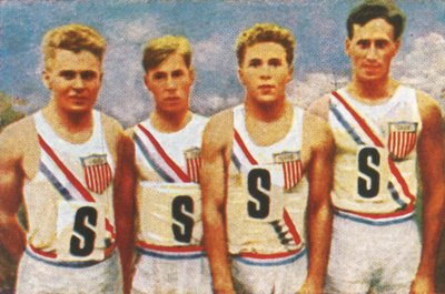 American team, 4 x 100m relay by Unbekannt
