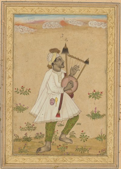 An African Lyre Player by Unbekannt