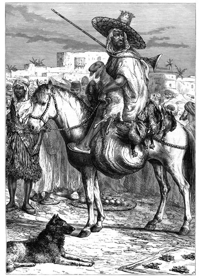 An Arab Merchant at Tlemcen, Algeria by Unbekannt