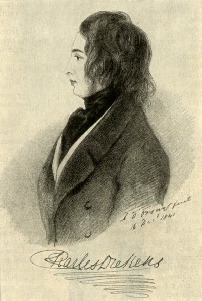 An Early Dickens Portrait, 1841, 1910 by Unbekannt