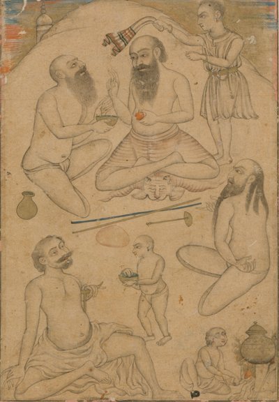 An Encampment of Yogis by Unbekannt