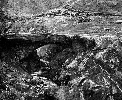 An Inca Bridge, Peru by Unbekannt