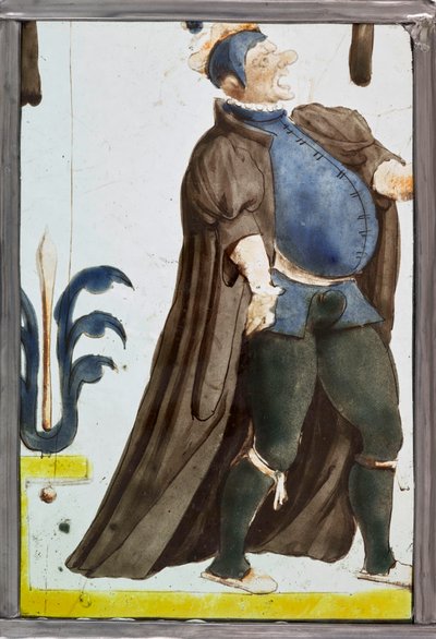 An actor declaiming by Unbekannt