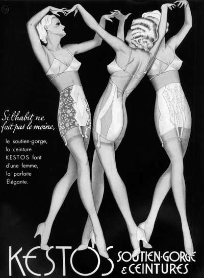 An Advertisement for Kestos Lingerie, 1938 by Unbekannt