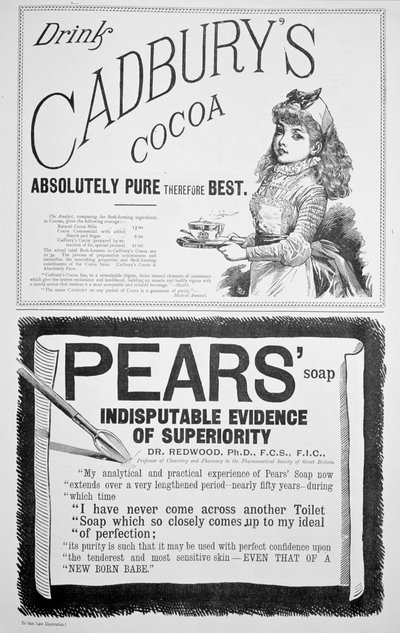 An advertising page in Yuletide by Unbekannt