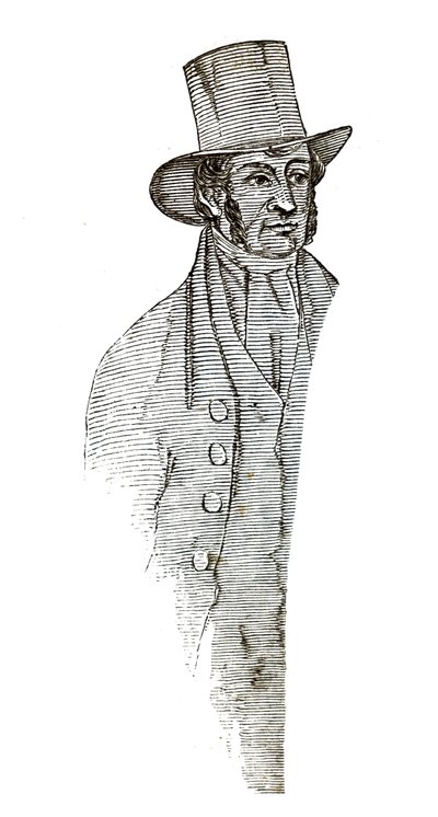 An English Gentleman with Top Hat by Unbekannt
