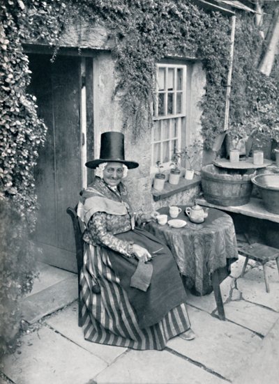 An old Welsh woman by Unbekannt