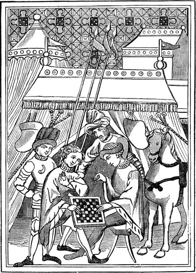 Ancient Chess Play by Unbekannt