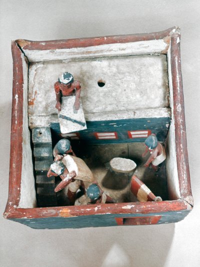 Ancient Egyptian Tomb Model by Unbekannt