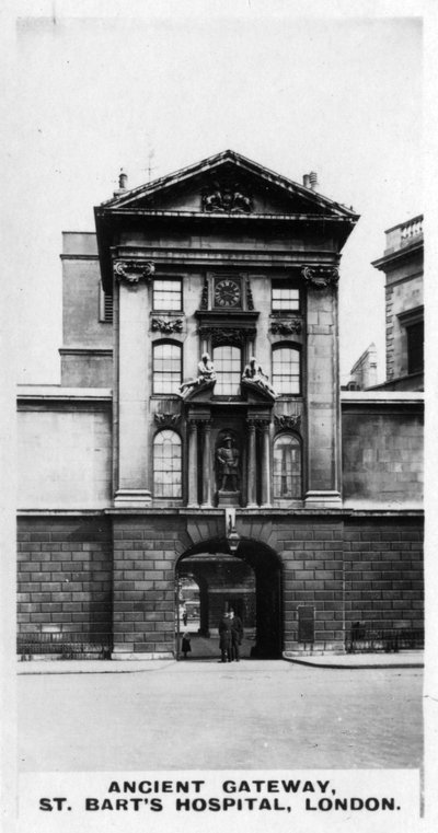 Ancient Gateway, St Barts Hospital, London by Unbekannt