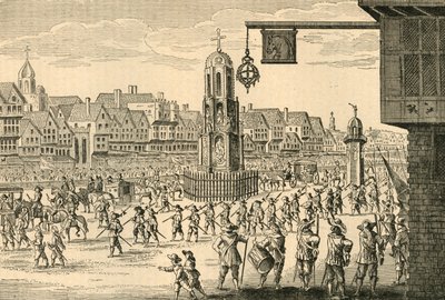 Ancient View of Cheapside by Unbekannt