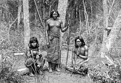 Angaite Indians, North Chaco, Paraguay, 1895 by Unbekannt