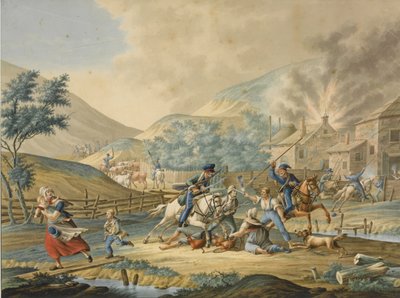 Anglo-Russian Invasion of Holland in 1799 by Unbekannt