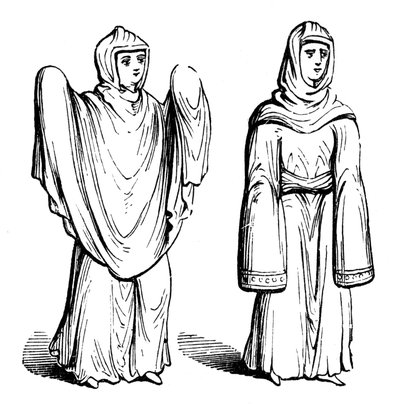 Anglo-Saxon Travelling Cloaks by Unbekannt