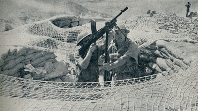 Anzacs on Guard in Egypt by Unbekannt