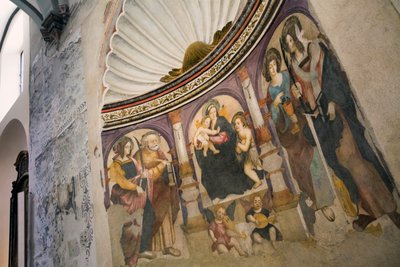 Altar of St. Lucia, Aosta, Italy by Unbekannt