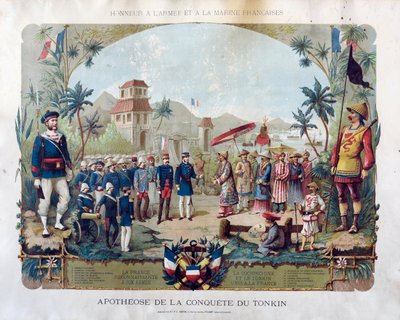 Apotheosis of the Conquest of Tonkin, ca 1885 by Unbekannt