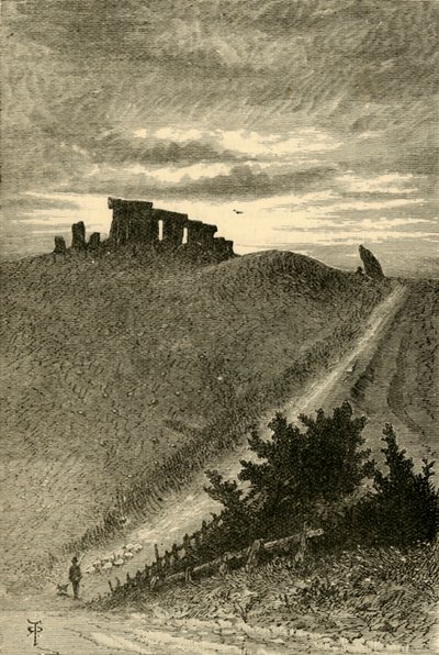 Approach to Stonehenge from the East, 1898 by Unbekannt