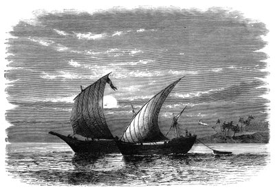 Arab Dhows on the Red Sea, c1890 by Unbekannt