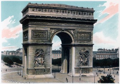 Arc de Triomphe, Paris by Unbekannt