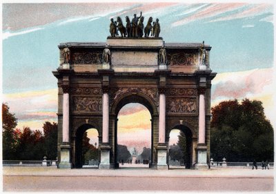 Arc de Triomphe, Paris, c. 1900 by Unbekannt