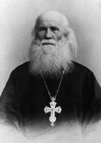Archimandrite Tikhon Rudnev, Russian Orthodox Clergyman by Unbekannt