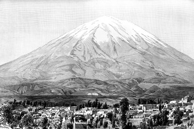 Arequipa and Mount Misti, Peru by Unbekannt