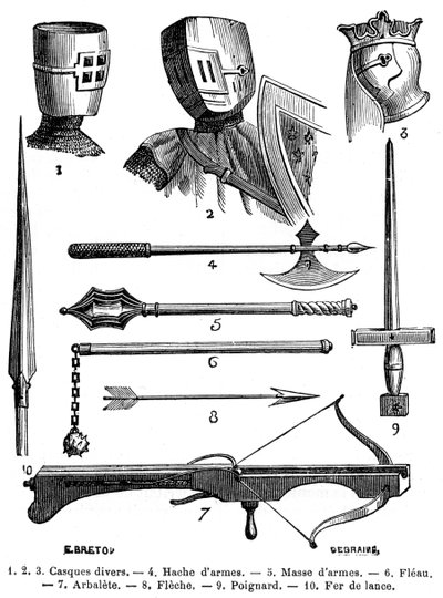 Armour and weapons of the 13th century by Unbekannt
