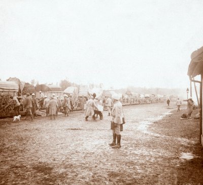 Arriving at Revigny, Northern France, c1914-c1918 by Unbekannt