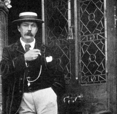 Arthur Conan Doyle, Scottish writer, c1900 by Unbekannt