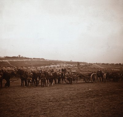 Artillery, Genicourt, northern France by Unbekannt