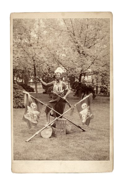 Ashanti Group Lecture, Germany 1890s by Unbekannt
