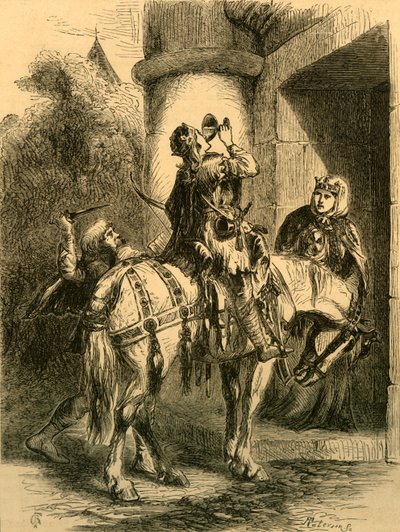 Assassination of Edward the Martyr, c1890 by Unbekannt