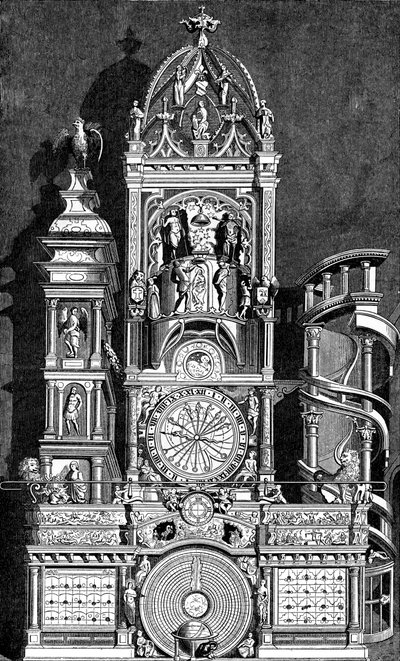 Astronomical Clock of Strasbourg Cathedral by Unbekannt