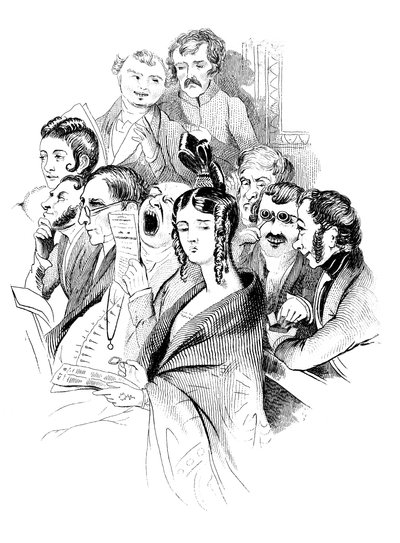 At a Concert, 19th century by Unbekannt