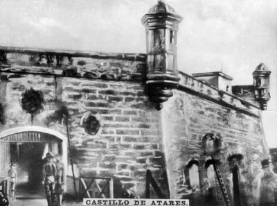 Atares Castle, 1764 by Unbekannt