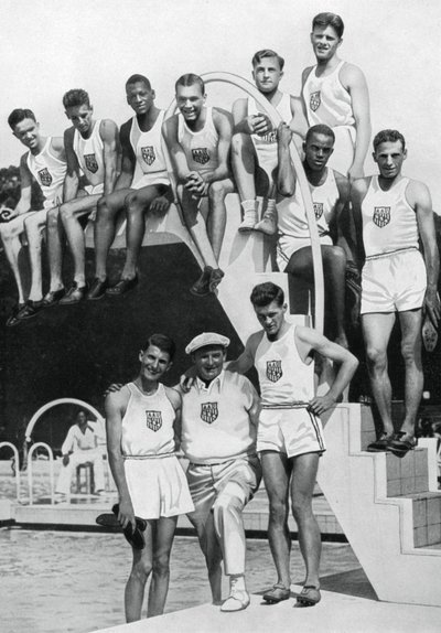 Athletes at the US Olympic Trials, 1932 by Unbekannt