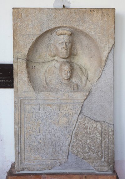 Aurelio Apio, Stele by Unbekannt