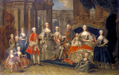 Austrian Imperial Family by Unbekannt