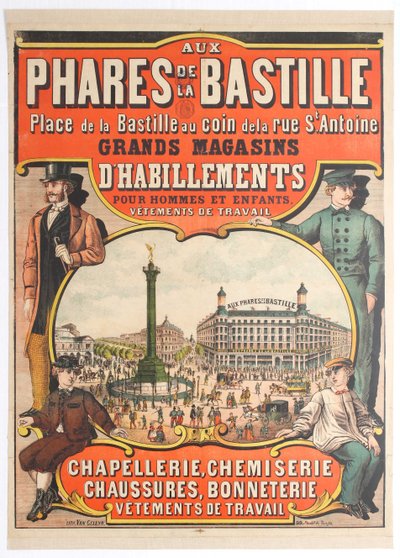 Aux Phares de la Bastille, 1890s by Unbekannt