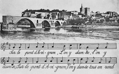 Avignon - St-Benezet Bridge, c1925 by Unbekannt