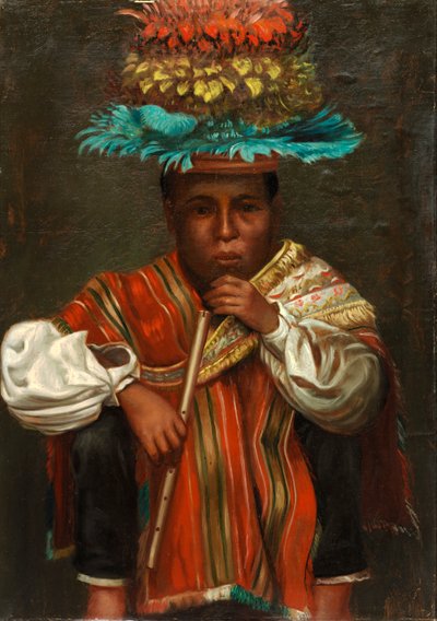 Aymara Boy by Unbekannt