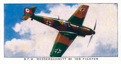 B.F.W. Messerschmitt Bf. 109 Fighter, 1938 by Unbekannt
