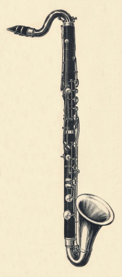 B Bass Clarinet by Unbekannt