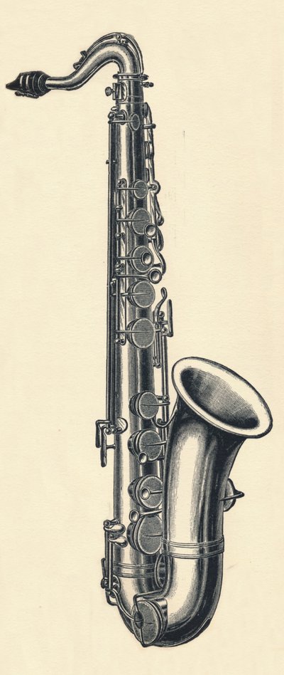 B Tenor Saxophone, 1895 by Unbekannt