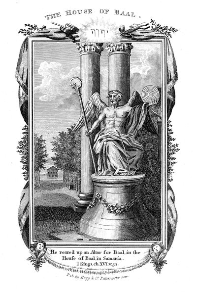 Baal, Chief God of the Canaanites, 1804 by Unbekannt